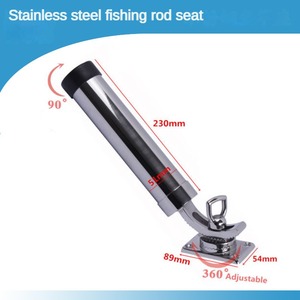 Soportes de varilla de cubierta de acero inoxidable 316 marino Soportes de varilla giratoria de 360 grados Enchufes de varilla Accesorios para yates - Product Image 4