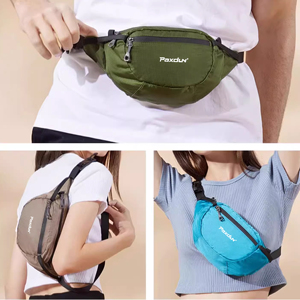Sac banane léger et pliable en nylon pour course à pied en extérieur, sport et fitness, personnalisable - Product Image 4