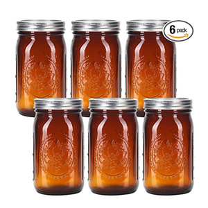 <strong>Wholesale</strong> <strong>32</strong> <strong>OZ</strong> <strong>Mason</strong> <strong>Jars</strong> With Wide Mouth Large Glass Canning <strong>Mason</strong> <strong>Jars</strong> with Airtight Lids - Product Image 2
