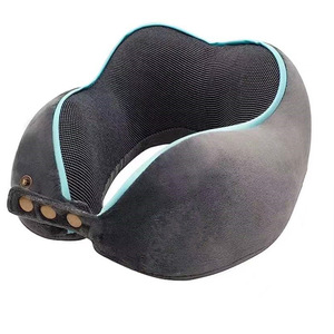 Portable Slow Rebound Memory Foam U-shaped <strong>Pillow</strong> Ergonomic Breathable Soft Neck Warp Support Travel <strong>Pillow</strong> - Product Image 1