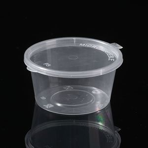 Contenedor Desechable Transparente de PP Ecológico, Apto para Microondas, Mini Taza de Salsa de Plástico, Logotipo Personalizado, Moderno, OEM, para Bar de Snacks - Product Image 3