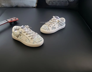 Chaussures de planche étoile pour enfants, paillettes, chaussures décontractées pour filles, semelles souples, petites chaussures sales, nouvelle collection automne 2022 - Product Image 4