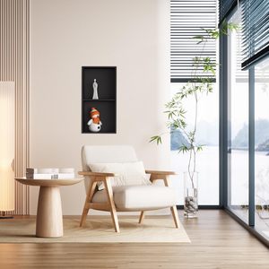 Étagère murale de <span class=keywords><strong>douche</strong></span> encastrée en acier inoxydable 304 soudée Étagère de rangement de salle de bain étanche à la rouille scellée Niches murales pour <span class=keywords><strong>douche</strong></span> - Product Image 1