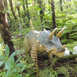 Triceratops Animatronic <span class=keywords><strong>de</strong></span> tamaño Real, modelo <span class=keywords><strong>de</strong></span> dinosaurio, Material <span class=keywords><strong>de</strong></span> resina <span class=keywords><strong>de</strong></span> acero para interiores/exteriores para <span class=keywords><strong>parques</strong></span> <span class=keywords><strong>de</strong></span> atracciones temáticos <span class=keywords><strong>de</strong></span> Parque Jurásico - Product Image 1