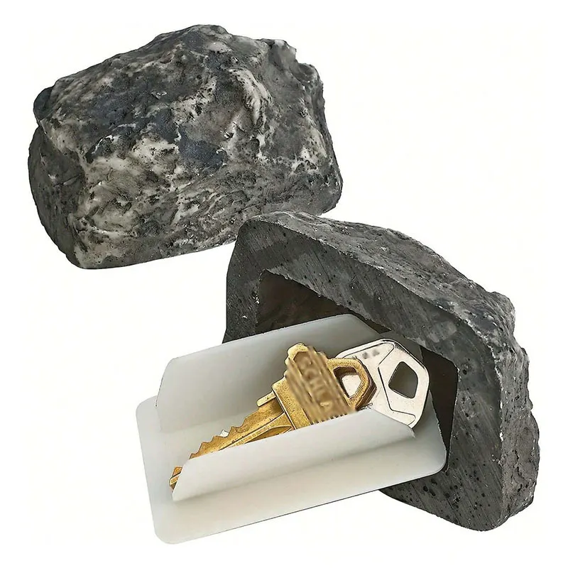 Hot Selling Key Hider Außenhof versteckte Tür Fake Rock Key Hider Stone