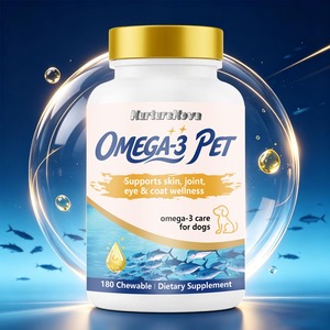 Custom <span class=keywords><strong>Omega</strong></span>-<span class=keywords><strong>3</strong></span> Kauwtabletten voor Huisdieren, 180 stuks, voor de gezondheid van huid, vacht, gewrichten & ogen bij honden - Product Image 6