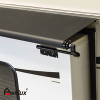 Awnlux W5250C Auvent coulissant haut de gamme en alliage d'aluminium pour camping-car, accessoire extérieur pour camping-car, pour extension de toit coulissant