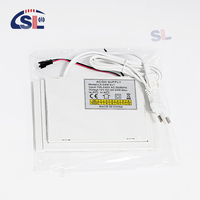 Interrupteur intelligent multifonction 12W 24W 36W IP24 90V-250V avec écran intégré, deux boutons, capteur tactile couleur unique pour miroir