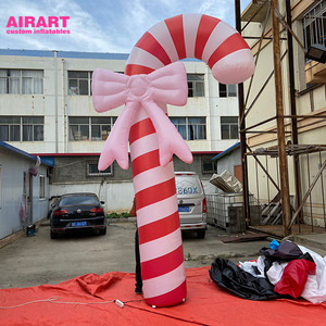 Adulti <span class=keywords><strong>Di</strong></span> <span class=keywords><strong>Natale</strong></span> parata decor gonfiabile candy cane costume per parata - Product Image 4