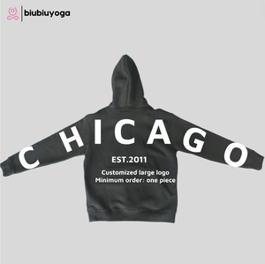 Felpa Personalizzata da Donna Oversize Stile Streetwear con Logo Grande e Lettere Stampate, a Maniche Lunghe, Spessa e Ampia - Product Image 1