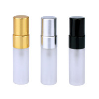 SUMEEAR Mini flacons de test de parfum en verre givré de 3ml avec bouchon de pulvérisation pour vaporisateur d'atomiseur de parfum