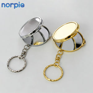 Espejo de Bolsillo en Blanco al por Mayor, <span class=keywords><strong>Precio</strong></span> de Fábrica, Espejo de Bolsillo Personalizado, Llaveros de Sublimación de Alta Calidad - Product Image 1