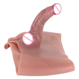 Big <b>Dildo</b> 7 Inches Hollow Strap on <b>Dildo</b> with Pants Penis Extension Silicone <b>Dildo</b> for Men - Product Image 4