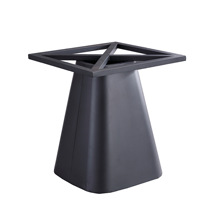 Base de table ronde en marbre/roche, style nordique, pied en acier inoxydable, vente en gros directe d'usine