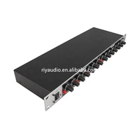 Equalizer Crossover Audio 2 Saluran 4 Arah RIY 224XL Metal dengan Output Subwoofer High Mid Low untuk Sistem PA Pertunjukan Panggung