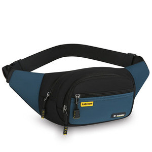 Fashion Men's Waist Bag Oxford Cloth Waterproof Chest Pack Outdoor Travel Casual Large Capacity Crossbody Bag - Product Image 5