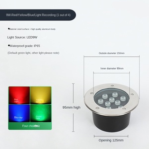 Outdoor Hotel Pathway <b>Lights</b> IP68 Waterproof RGB <b>LED</b> <b>Remote</b>/App Control Aluminum Alloy Construction AC 85-265V for Garden Patio - Product Image 6
