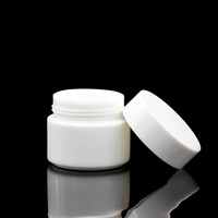Pots de luxe en porcelaine, pot rond cosmétique, disponible en verre et en opale, blanc, crème, accessoire de beauté, 20ml,30ml,50ml et 100ml