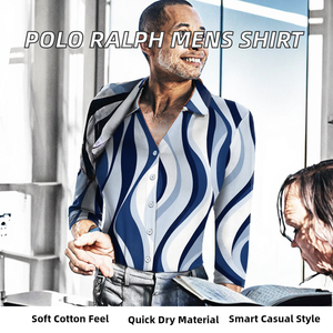 Chemises pour hommes 2026 en coton uni vintage, pour tenue de travail professionnelle, coupe droite, col montant, adaptées à la silhouette, douces et respirantes - Product Image 2