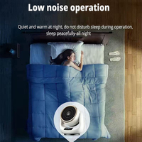 Petite minuterie à distance bureau chauffage rapide fil espace Air chaud radiateur électrique avec affichage secouant la tête pour l'intérieur de la maison hiver