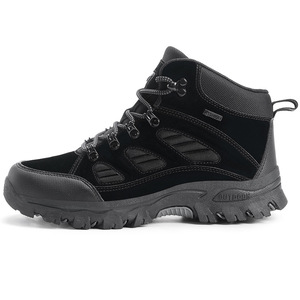 Scarponi <span class=keywords><strong>da</strong></span> <span class=keywords><strong>Trekking</strong></span> Unisex <span class=keywords><strong>con</strong></span> <span class=keywords><strong>Tacco</strong></span> Medio per Tutte le Stagioni, Design <span class=keywords><strong>con</strong></span> Lacci per Corsa, Campeggio e Alpinismo - Product Image 3