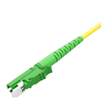 Cable de Fibra Óptica de 1m (3 pies) 1 Fibra E2000 APC Simplex a E2000 APC Simplex Monomodo (OS2) Riser (OFNR) 2.0mm con Aislamiento Tensado