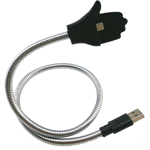 Soporte perezoso <span class=keywords><strong>de</strong></span> las palmas <span class=keywords><strong>de</strong></span> las manos en forma <span class=keywords><strong>de</strong></span> manguera <span class=keywords><strong>de</strong></span> Metal soporte <span class=keywords><strong>de</strong></span> carga del teléfono <span class=keywords><strong>Cable</strong></span> <span class=keywords><strong>de</strong></span> datos - Product Image 6