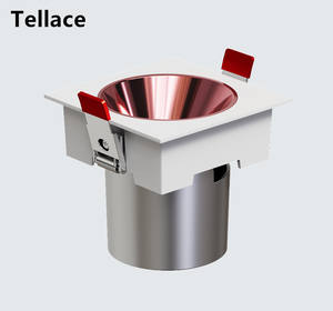 TELLACE haute qualité luminosité blanc noir maison hôtel bureau moulé sous pression en aluminium encastré plafond Grille 30W Led <span class=keywords><strong>Spot</strong></span> Down Light - Product Image 5