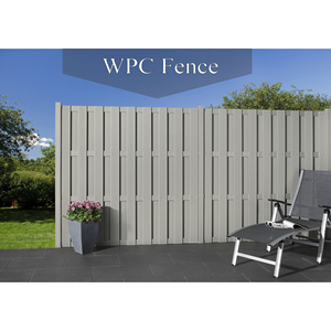 Joydeco 2024 Gỗ nhựa composite Bảng điều chỉnh sự riêng tư WPC hàng rào cho sân sau vườn trang trí WPC hàng rào Bảng điều chỉnh - Product Image 3