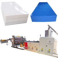 Machine de fabrication de panneaux QINGHANG à vis simple pour ligne d'extrusion de plastique PE, HDPE, ABS, PP, EPS, avec moteur et roulement