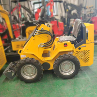 Mini-chargeuse frontale compacte avec godet, moteur diesel hydraulique Eaton, haute efficacité, Euro5, livraison gratuite