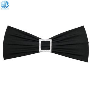 Hebilla de diamantes de imitación de cristal cuadrado Chapado en plata al por mayor para cinturón silla faja bufanda invitaciones de boda adorno joyería - Product Image 3