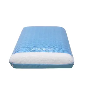 Cooling gel pu memory foam pillow/ Refreshing Cool Relieving pressure Memory Foam Gel Pillow