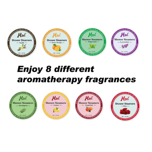 Coffret de bombes de douche aromathérapeutiques à marque privée, aux huiles essentielles naturelles, pour le soulagement du stress, <span class=keywords><strong>SPA</strong></span> à domicile, coffret cadeau bien-être - Product Image 2