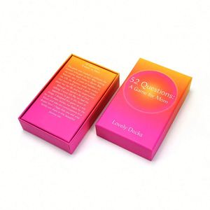 Tarjetas de Preguntas Personalizadas con Diseño Exclusivo de Fábrica, Impresión de Logotipo, Juego de Amor - Product Image 2