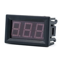 Diskon besar Komponen Elektronik sirkuit terintegrasi 0.56 ''3 kawat DC0-100V LED tampilan Digital Panel Meter tegangan Voltmeter