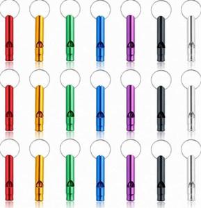 Nouveau gros femmes en plein air auto-défense porte-clés produit en aluminium matériel survie sifflets porte-clés coffre-fort porte-clés accessoire - Product Image 1