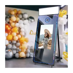 70inch 40inch Wholesale Fotomaton Selfie Photobooth Machine Magic Photomaton Party Photo Mirror Booth For Sale