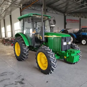 Barato viejo usado cuatro ruedas Tractor huerto jardín agricultura diésel 95HP Mini granja Traktor Tractor