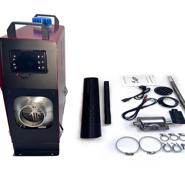 12V/24V/220V All in One 5KW 8KW Rectangular Diesel Parking Heater Portable Quiet for Camper Van Truck Boat