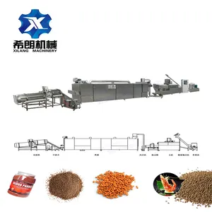 0.5mm Diameter Shrimp Feed Poultry Fish Feed Production Line 60hz Floating Fish Feed Pellet Extruder Machine