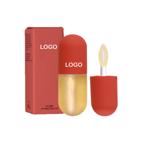 Huile à lèvres personnalisable à l'extrait de caviar, sans parfum, apaisante, soin des lèvres, réduit les ridules, végane, OEM ODM, gloss à lèvres - Product Image 1