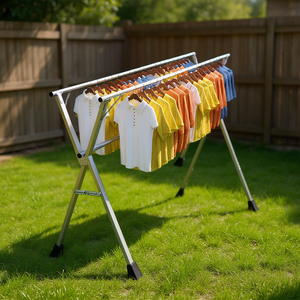 Tendedero de Ropa Db, 2.4m, Plegable, Portátil, de Aleación de Aluminio, Forma de X, Diseño Minimalista para Exteriores - Product Image 2