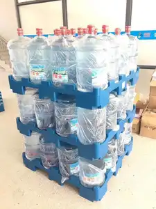 Stacking 5 Gallon Plastic Water Bottle Pallet Lypallets 1100*1100*140mm Bottled Water Rack