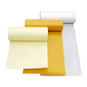 60g/80g/100g/120g白色/蓝色/黄色硅涂层玻璃离型纸衬里，用于自粘纸底纸