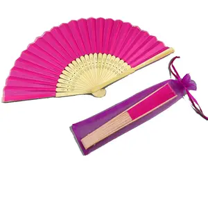 Чистый цвет цветочный рейв испанский оптовая продажа сублимационный бамбук складной персонализированный для свадьбы