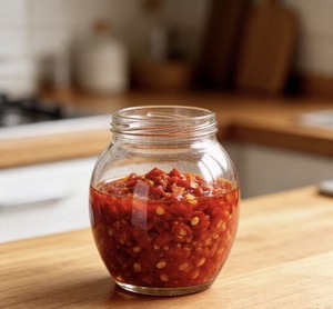 960ml Glasgefäß für Konserven, Chilisauce, Fruchtmarmelade, Eingelegtes, Konfitüren & Verschiedene Gewürze - Product Image 3