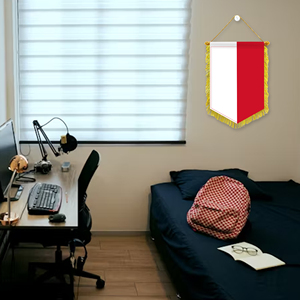 Mini 20x30cm Pennant Car Flags Monaco Wall Decor Display Accessories <b>Small</b> Ornaments for Hanging - Product Image 4