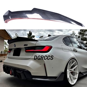 BMW 3 Series G28 G20 & M3 G80ตกแต่งสไตล์ PSM แห้งคาร์บอนไฟเบอร์ด้านหลังสปอยเลอร์ลำตัวปีก2018-2025 - Product Image 1