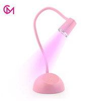 Lampe de table professionnelle 18W flexible rechargeable sans fil à gel, avec capteur tactile, lampe UV LED pour ongles, pour salon de beauté